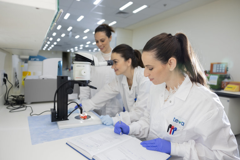 Teva employees in Israel