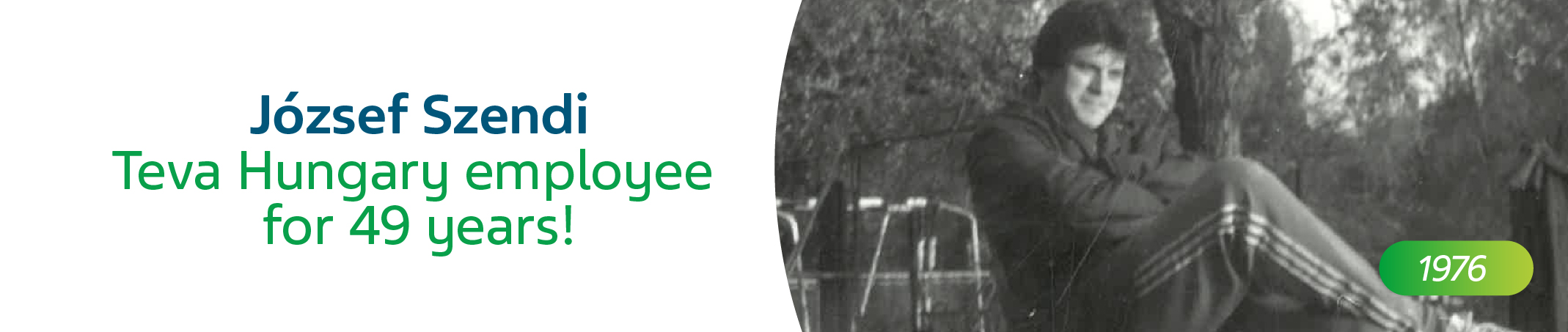 J&oacute;zsef Szendi, Teva Hungary employee for 49 years!