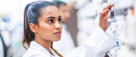 Woman working with generic medicine at Teva